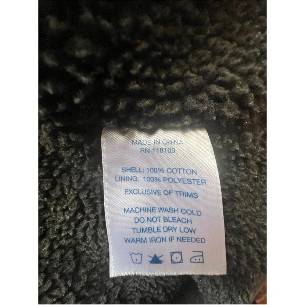 SMITH’S WORKWEAR Sherpa lined zip up vest. SZ. XL.